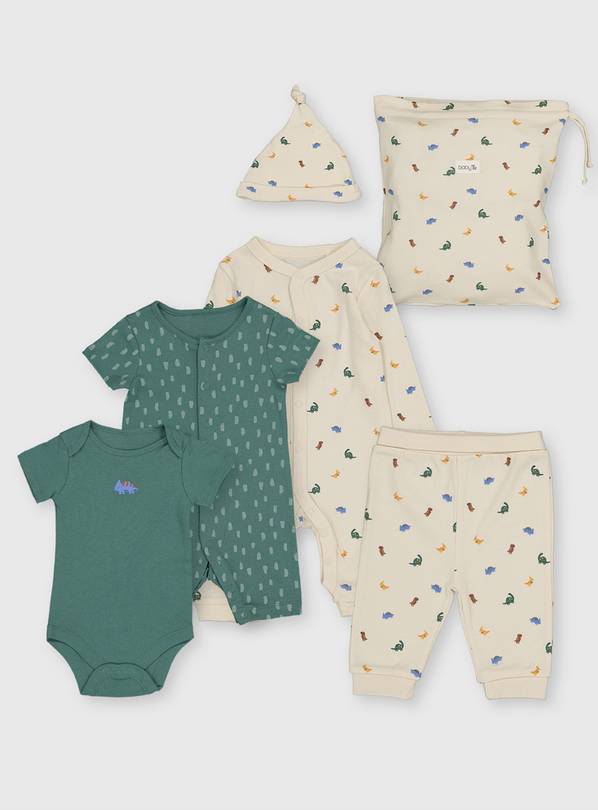 Dinosaur Print 5 Piece Starter Set Tiny Baby